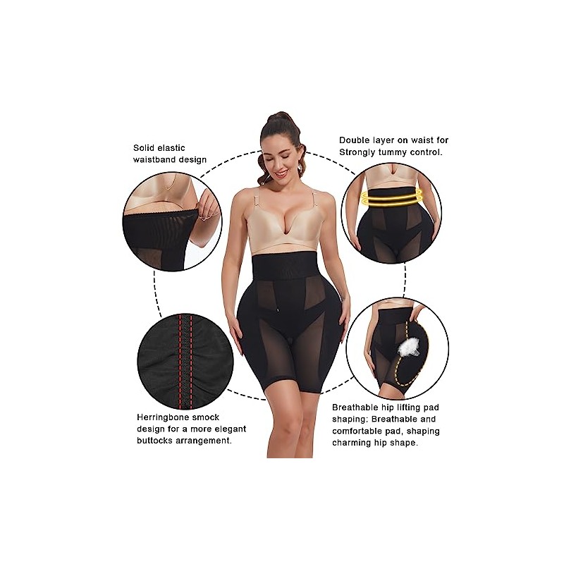 Clevvets Hip Pads for Women Hip Enhancer Booty Pad Womens