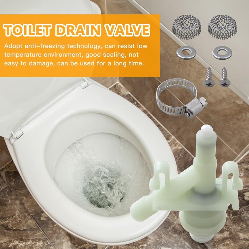 Replacement for Dometic Pedal Flush Toilet Water Valve RV #385311641