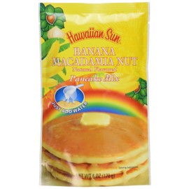 Banana Macadamia Nut Pancake Mix, 6 Ounce by Hawaiian Sun