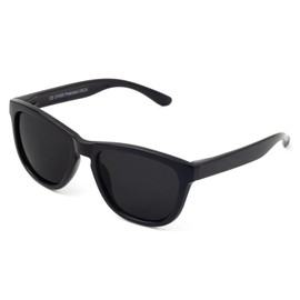 Face Shadow Children's Polarised Sunglasses 2-4 Years Girls Teenagers Boys Toddler UV400 Protection Lightweight, Black Frame / Grey Lenses