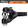 ANGCOSY 10-Ton Pintle Hook Trailer Hitches Receiver Hook Combination 2-5/16”
