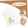 Gatuida 3pcs Cotton Washcloths for Newborns Soft Absorbent Face Cleaning