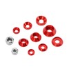 RC Flat Washer RC Round WasherRC Car Nut, 125 Pcs