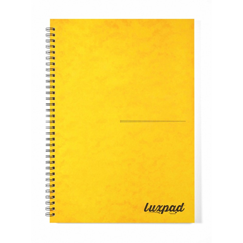 Luxpad 120 Page A4 FSC Wirebound Notebook with Durable Pressboard