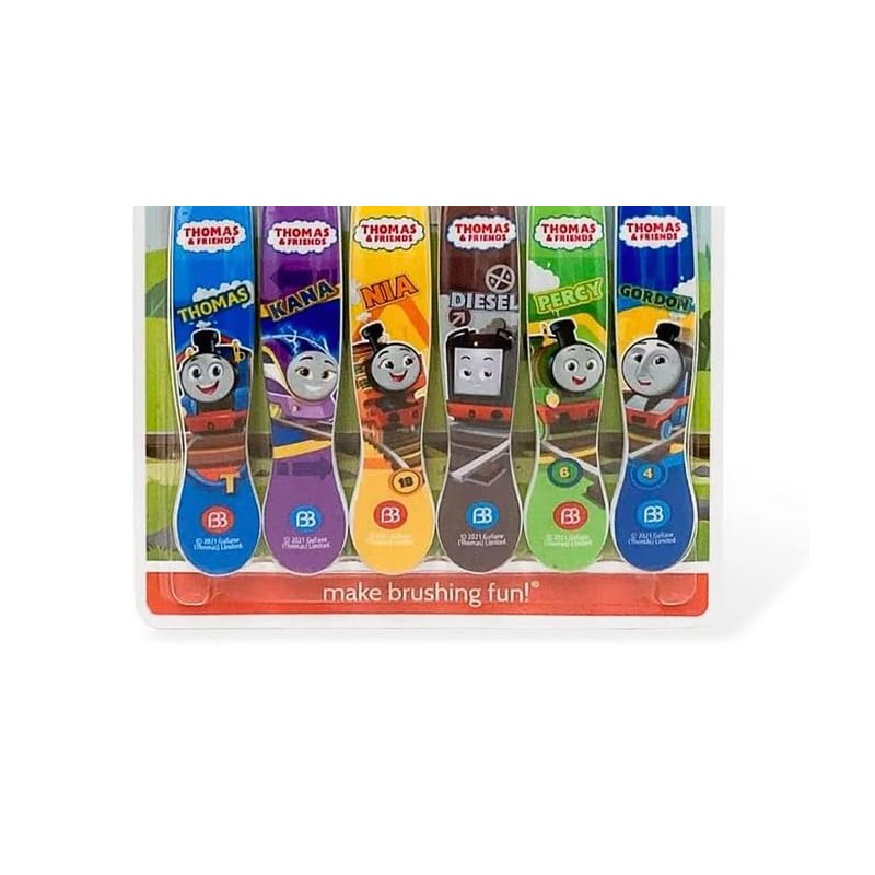 Brush Buddies Thomas & Friends Toothbrush for Kids, Kids Toothbrushes,