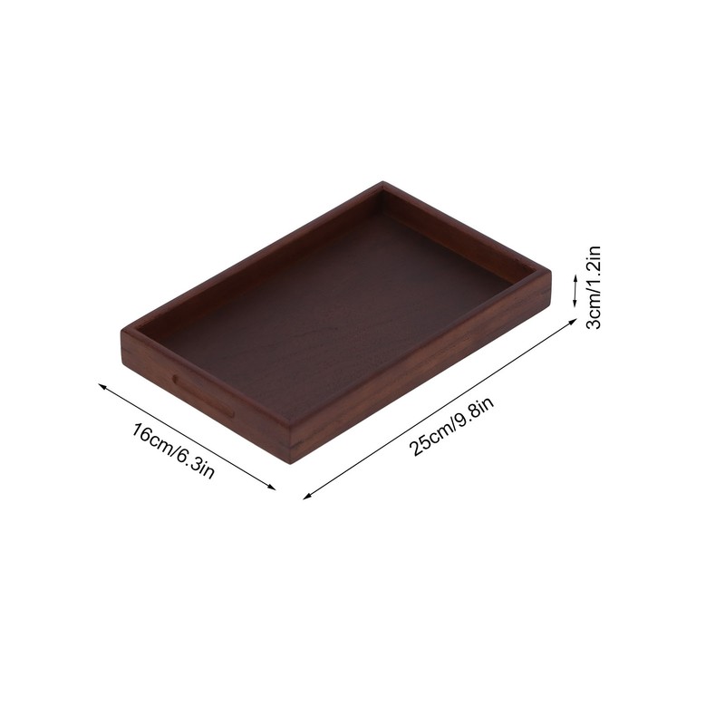 Tea Tray Walnut Material Nontoxic Environmental Protection Breakfast Tray for