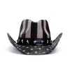 thuizen American Flag Patriotic Western Straw Cowboy Hat, Black