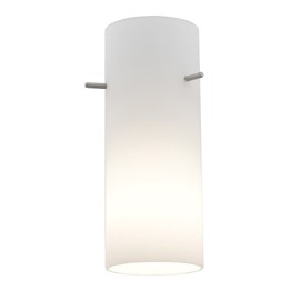 Cylinder - Pendant Glass Shade - Opal Glass Finish
