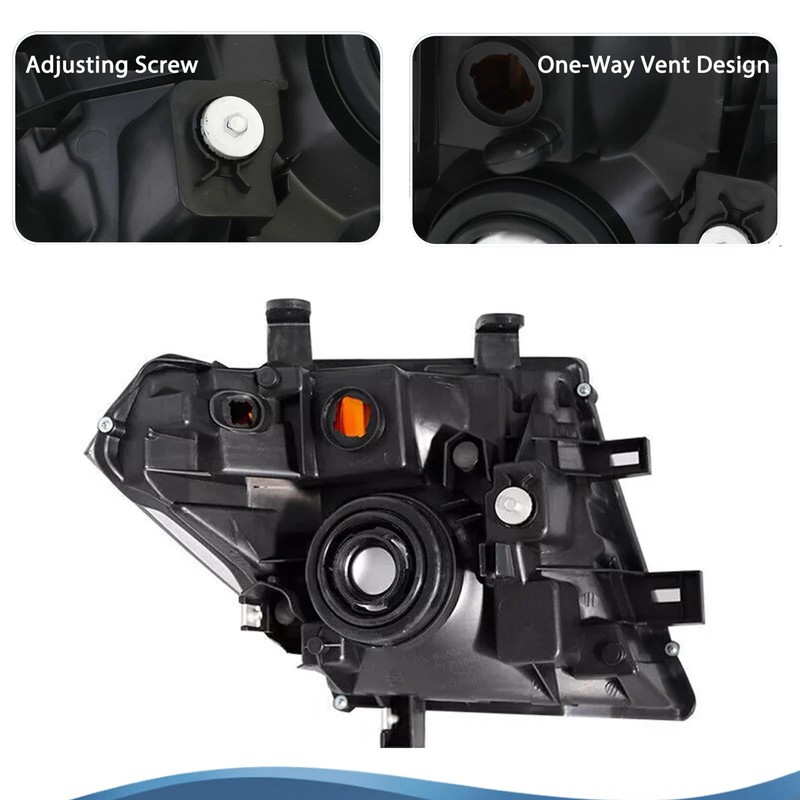Headlights Headlights Headlamp Compatible With Nissan 2005-2008 Frontier,2005-2007Pathfinder OE Style
