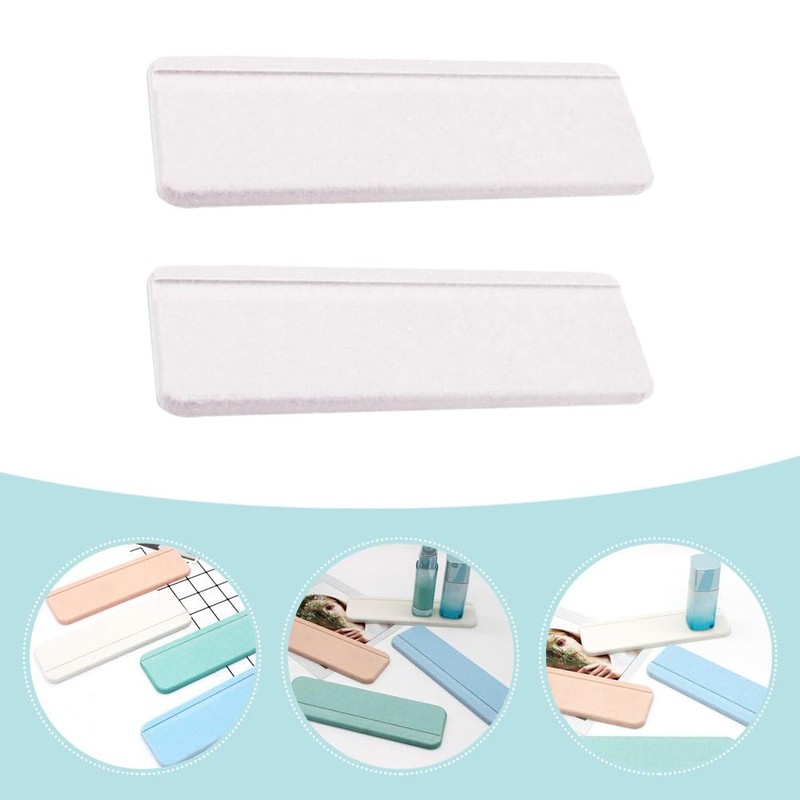 BESPORTBLE Diatomite Soap Dish, Quick Drying Soap Tray, Water Absorbent
