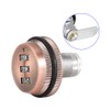 2pcs Zinc Alloy Mechanical Password 3-Digit Code Mailbox Cabinet LockRed