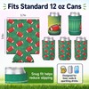 Nuanchu 12 Pcs Football Can Cooler Sleeves Collapsible Beer Drink