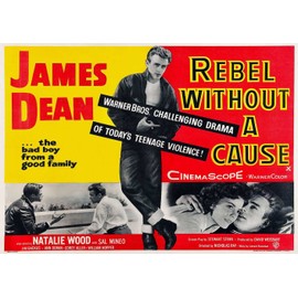 OMG Printing Rebel Without A Cause #1 James Dean Poster/Print/Picture Satin Photo Paper - A3-420mm x 297mm