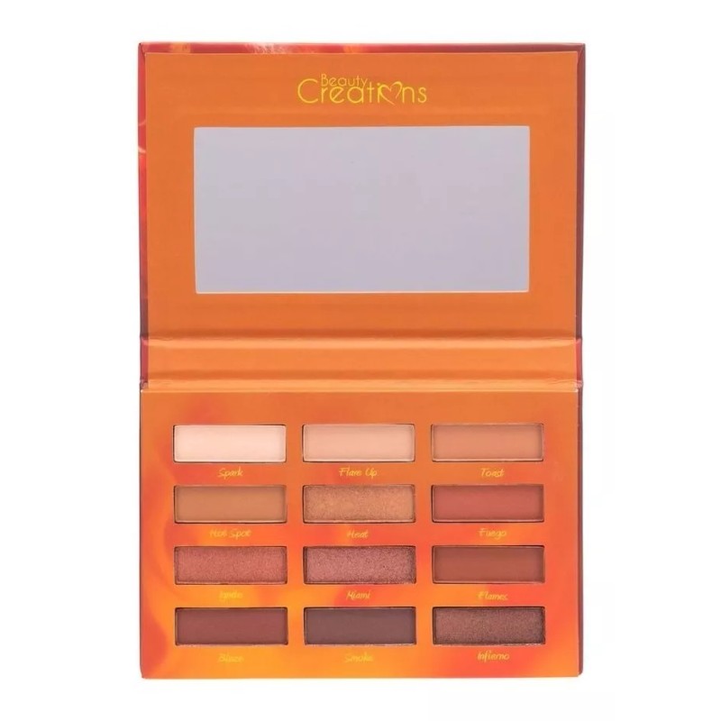 Beauty Creations Paleta De Sombras Hot Fire Original Beauty Creations®