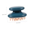 WOONEKY Scalp Massager Brush Hair Scalp Scrubber Handheld Shampoo Massage