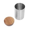 Tea Canister 304 Stainless Steel Tea Container Thicken Tea Sealing