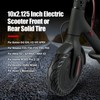 KTUMININV 10x2.125 Scooter Tire,10x2/54-152 electric Rubber Solid Tire for Gotrax