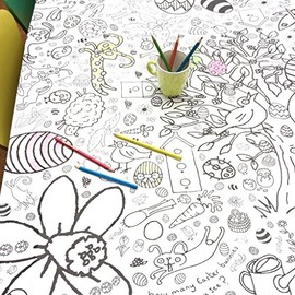 Eggnogg Colour in Tablecloth Poster Placemats Various Themes (Easter)