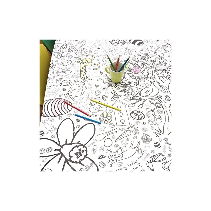 Eggnogg Colour in Tablecloth Poster Placemats Various Themes (Easter)