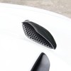 crosselec Carbon Fiber Engine Hood Vent rain Eyebrow Guard Cover