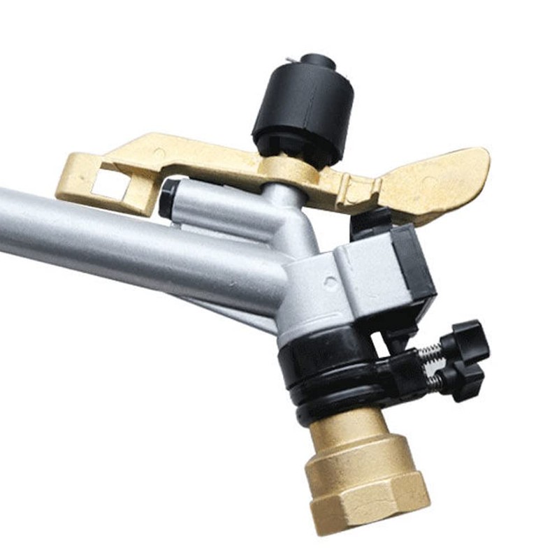 1.5'' Agriculture Irrigation Sprinkler Gun, 360° Adjustable Impact 5.1-25m³ /H,