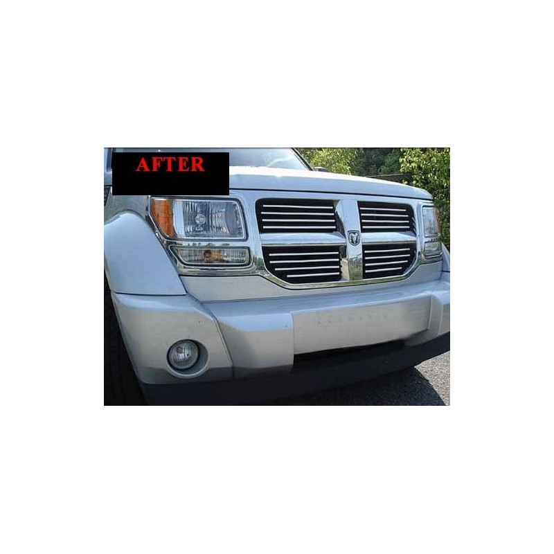 312 Motoring fits 2010-2011 Dodge Nitro Chrome Trim for Grille