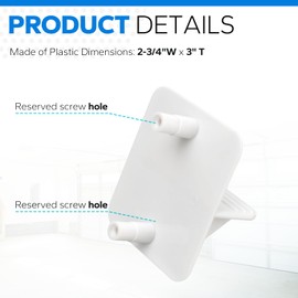 129669 Garage Door Step Plate for Wayne Dalton, Step Plate Lift Handle Garage Door White Step Plate, Replace Molds:8300, 8500,9000 series (9100,9400,9600) FCII,WayneGuard,WayneMark