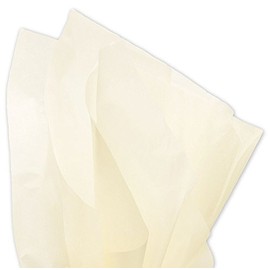 Soft Ivory Birch Tissue Paper 15 inch X 20 inch 100 Sheets Premium Tissue Paper A1 bakery supplies Quality Paper Made in USA