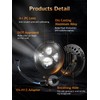 UNI-SHINE 2pcs Projector 7 Inch LED Headlights Hi/Lo Beam 7’’
