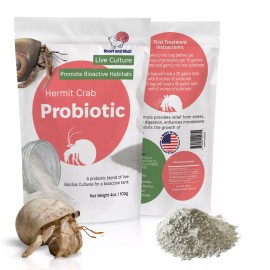 Snout and Shell Hermit Crab Probiotic - 4 oz - 100 Grams - Hermit Crab Food Supplement
