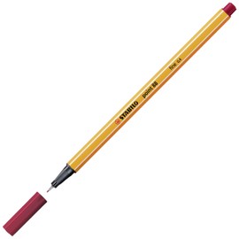 Fineliner - STABILO point 88 - 1-pack - dark red