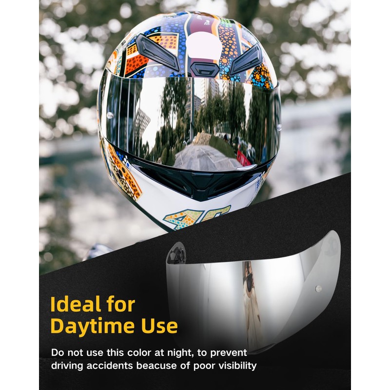 Soman K1 Helmet Visor Replacements, K1S Tinted Helmet Visor Compatible