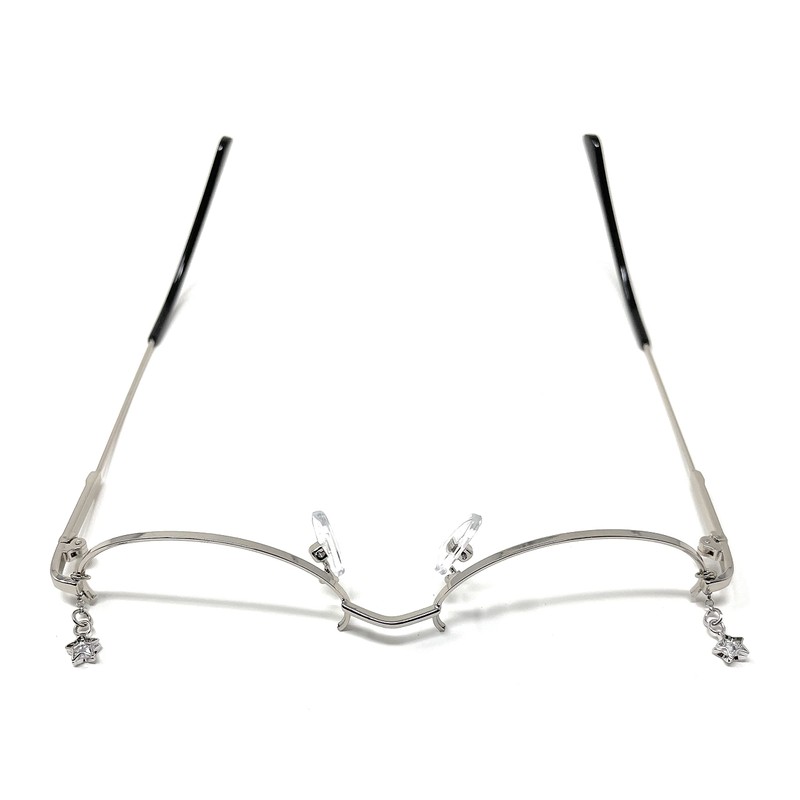 TOKYO GOODS MARKET Charm with No Lens Oval Half Rim