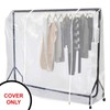 Ruibo - Funda transparente para perchero con 2 cremalleras duraderas,