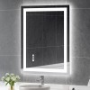 USHOWER 28x36'' LED Bathroom Mirror Wall Vanity Mirror Dimmable Anti-fog