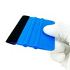 Ewrap Plastic Felt Edge Squeegee,10x7cm, Vinyl Applicator Wallpaper Smoother Window