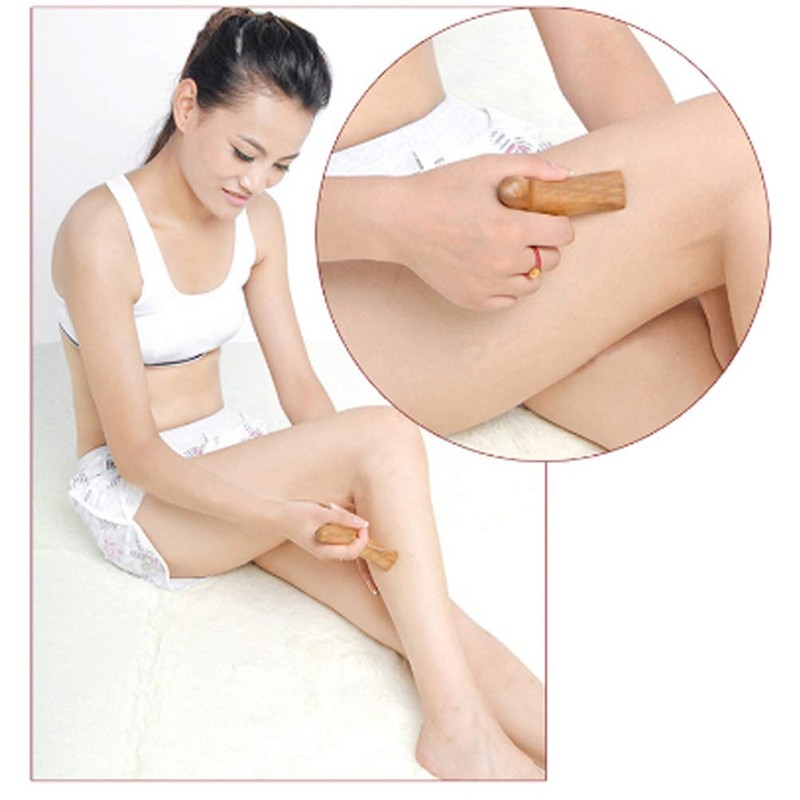 Supvox Trigger Point Massage Wooden Hand Massager Gua Sha Board