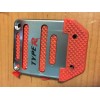 NONE NEW RED Racing Foot Brake Clutch Pedal Pad fit