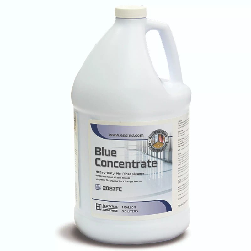 Essential - Blue Concentrate - Heavy-Duty No-Rinse Cleaner (Case of