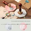 EXDUCT Sealing Stamp Plate Coaster Sealing Wax Sealing Tool Sealing
