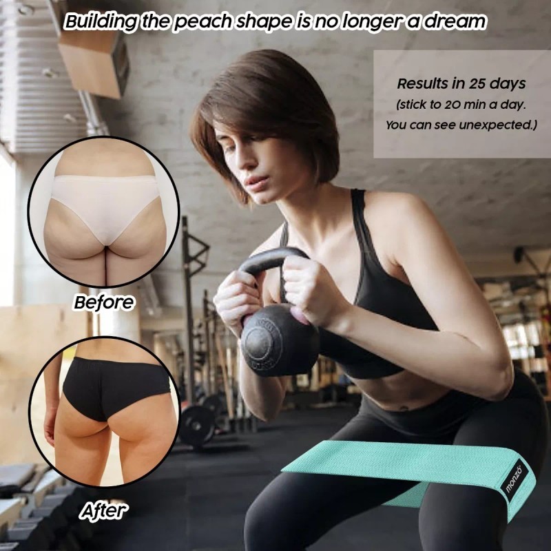 Monzó Hip Bands, Ligas Resistencia, Bandas Resistencia, Paquete 3