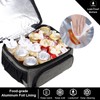 MIER Lunch Bag Men Double Deck Lunch Box Bag,Insulated Leakproof