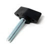 Design61 4 x Plastic Wing Screws with Threaded Bolts Steel