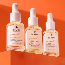 Rilastil Intense C Gel Sérum Iluminador y Revitalizante, Con Vitamina C y Ácido Hialurónico 30 Ml