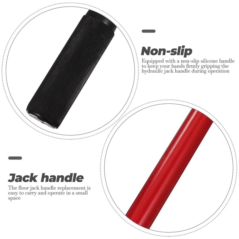 ULTECHNOVO Floor Jack Handle Replacement Jack Handle 2 Ton Horizontal