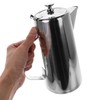 Luxshiny Stainless Steel Pitcher with Lid: 2L Large Capacity Pitcher