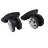 ZAWELIYO 1 Pair Suitcase Casters, PP PET Luggage Swivel Wheels