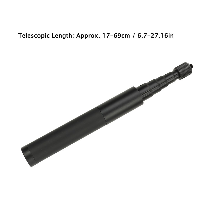 0.7m Invisible Selfie Stick Adjustable Panoramic Sports Camera Selfie Stick