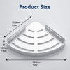 Geruike Shower Basket, Triangle Shower Shelf, Corner Shelf, No Drilling