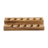 Hellery Wooden Essential Oil Bottle Storage Stand Holder Organizer Desk